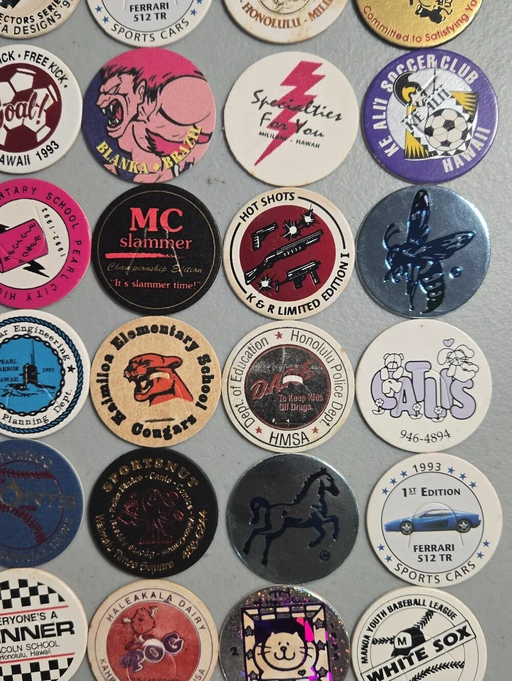 N/A vintage pogs